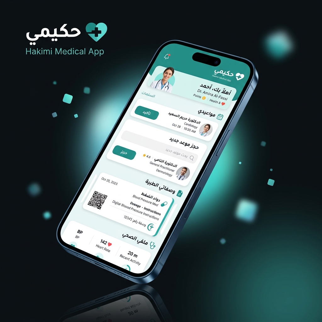 واجهة تطبيق حكيمي